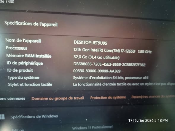 Dell core i7 12ème génération à vendre