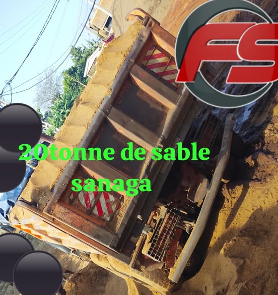 Vente et livraison de sable et graviers
