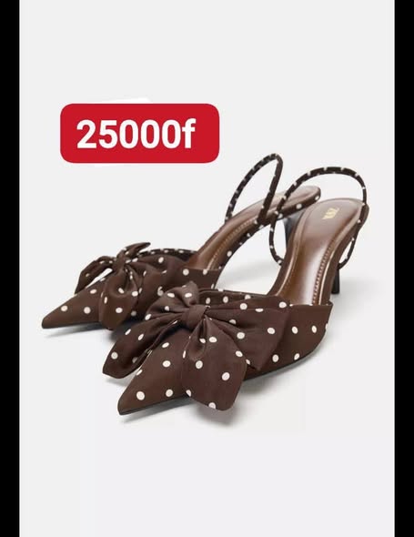 Talons zara chic à pois