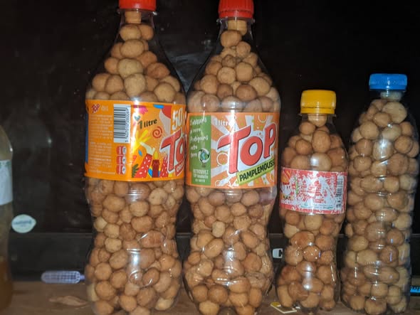 Cacahuètes disponibles au marché B de Dschang