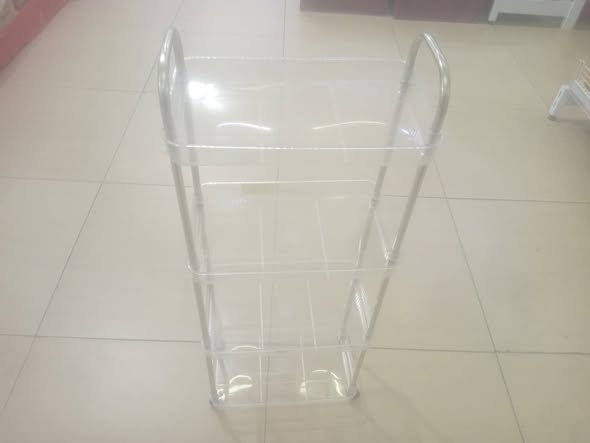 Petite étagère de rangement en acrylique