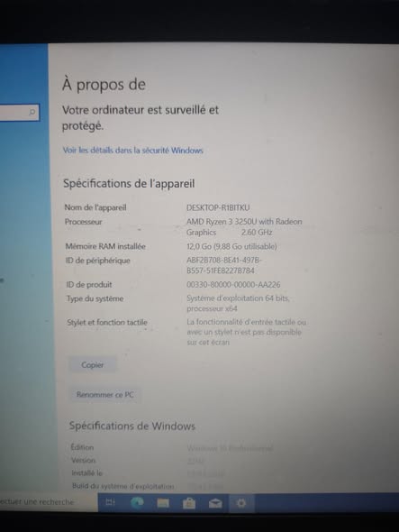 RYSEN3 3250U Laptop