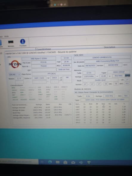 RYSEN3 3250U Laptop