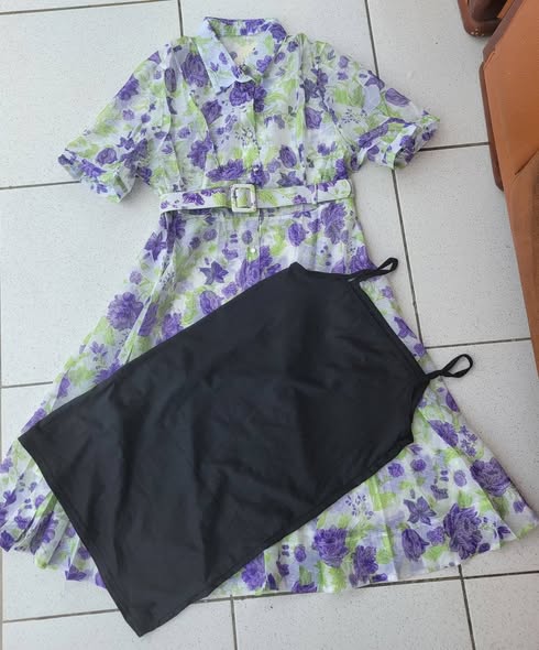 Robe dame classe avec doublure