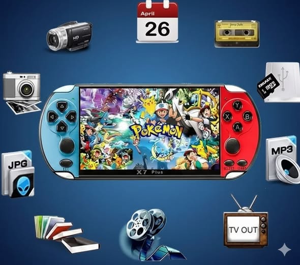 Console Portable avec 12 000 Jeux Vidéos