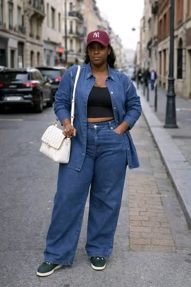 Ensemble dame classe en jean