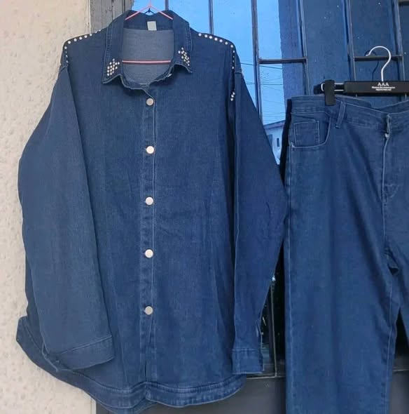 Ensemble dame classe en jean