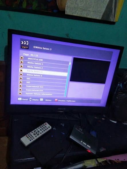 Écran 22" plus carte TV