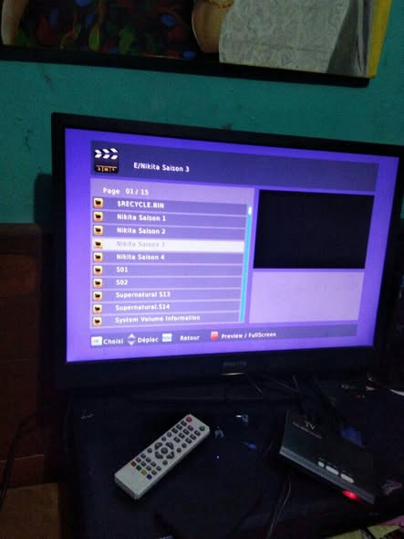 Écran 22" plus carte TV
