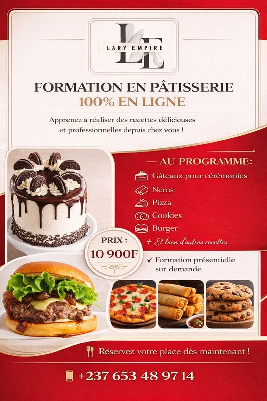 Formation en pâtisserie en ligne