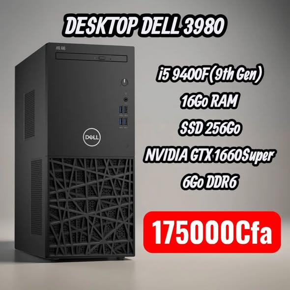Desktop à vendre - Intel i5, NVIDIA GTX 1660Super