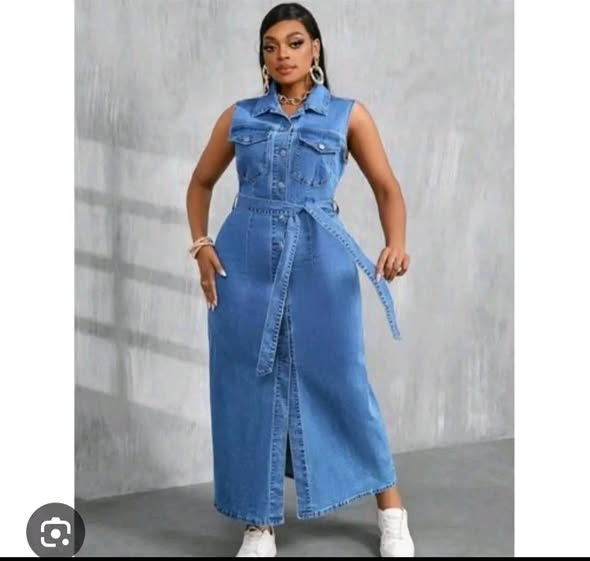 Robe dame en denim Taille 44/XL