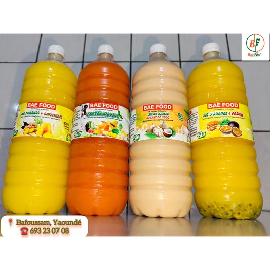 Jus de fruits naturels disponibles