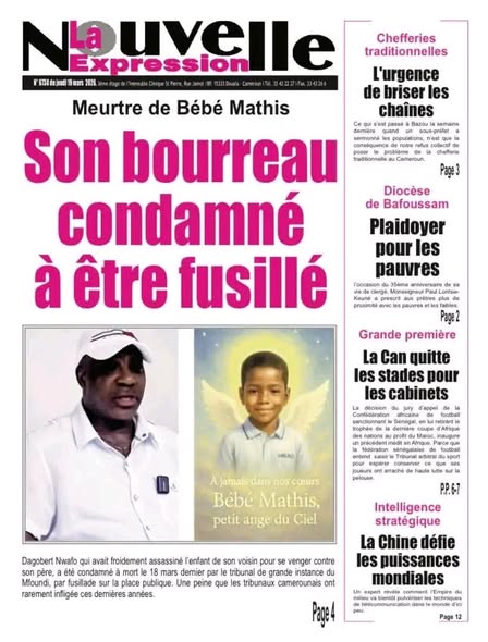 Revue de presse camerounaise du 19 mars 2026