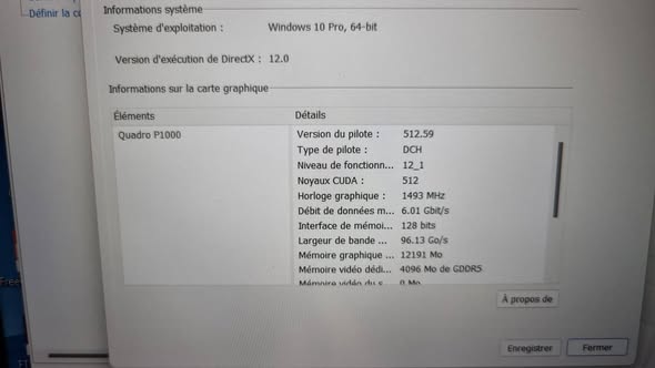 Hp zbook 15 g5 i5 8eme génération