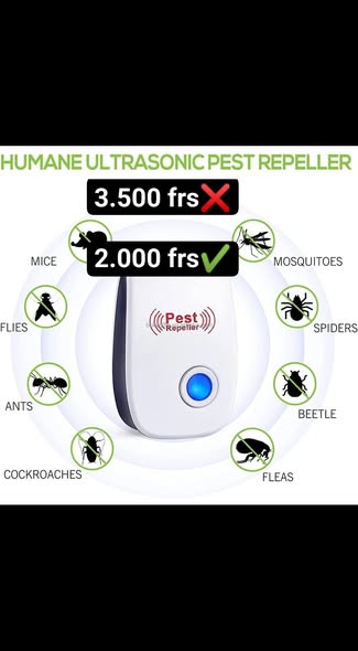 Gadget électronique ultrasonique anti-insectes