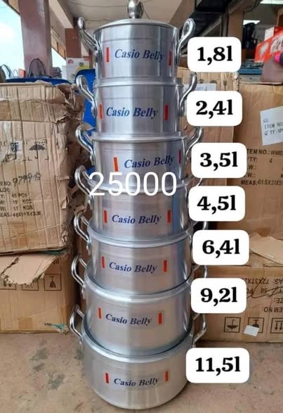 Marmites disponibles