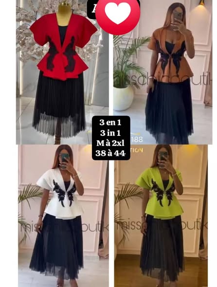 Joli ensemble 3 en 1