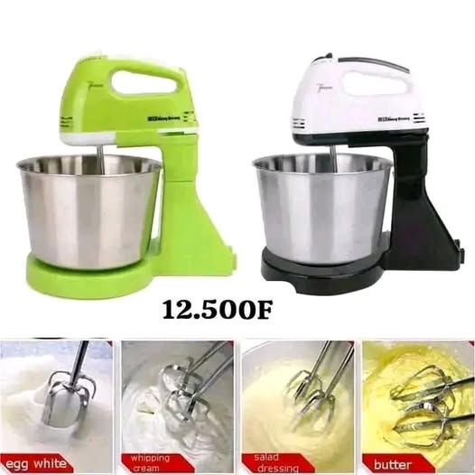 Batteuse électrique avec bols 2 litres
