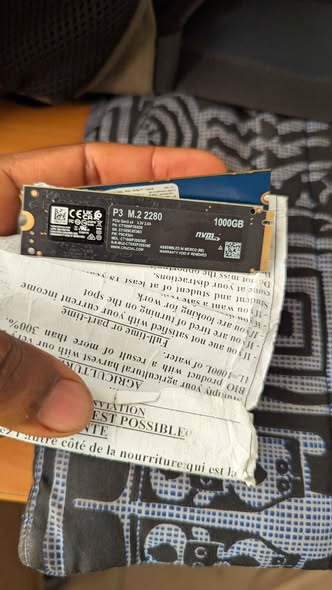 Disques durs disponibles