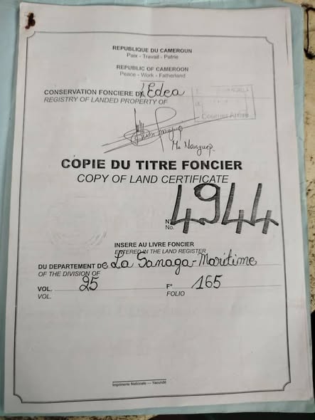 Vente de terrains à Edea