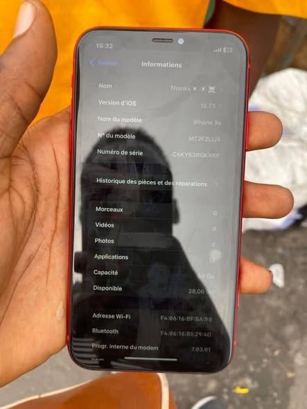 iPhone XR 128go à vendre