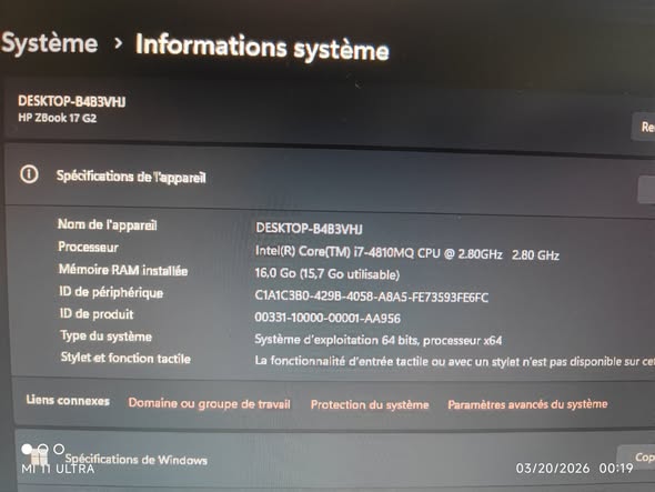 Hp zbook 17 g2 core i7 laptop for sale
