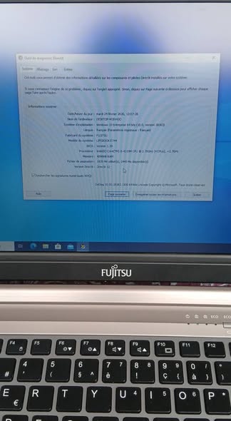 Laptop Fujitsu lifebook core i5