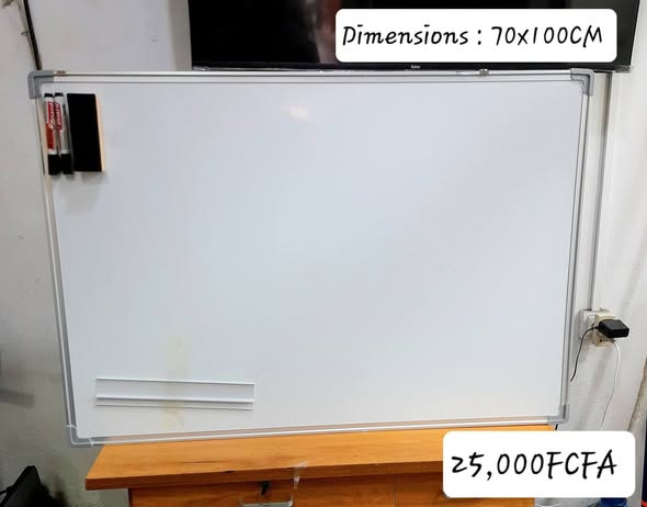 TABLEAU BLANC MAGNÉTIQUE DOUBLE FACE