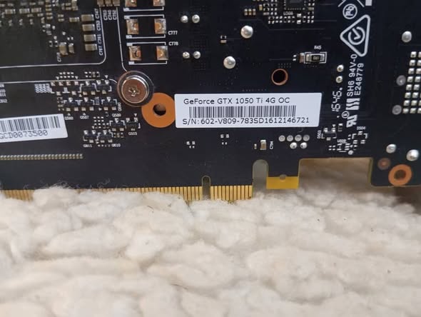 Carte graphique MSI 4GB NVIDIA GTX 1050 ti