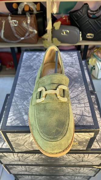 Chaussure femme SDS vert citron en promotion
