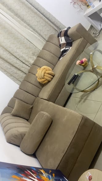 Salon en L 05 places avec coussins en vente