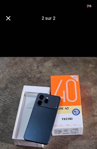 Tecno Spark 40 256GB/16RAM Neuf