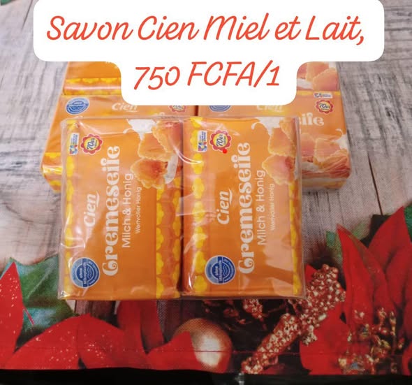 Savon antiseptique et Cien Miel et Lait