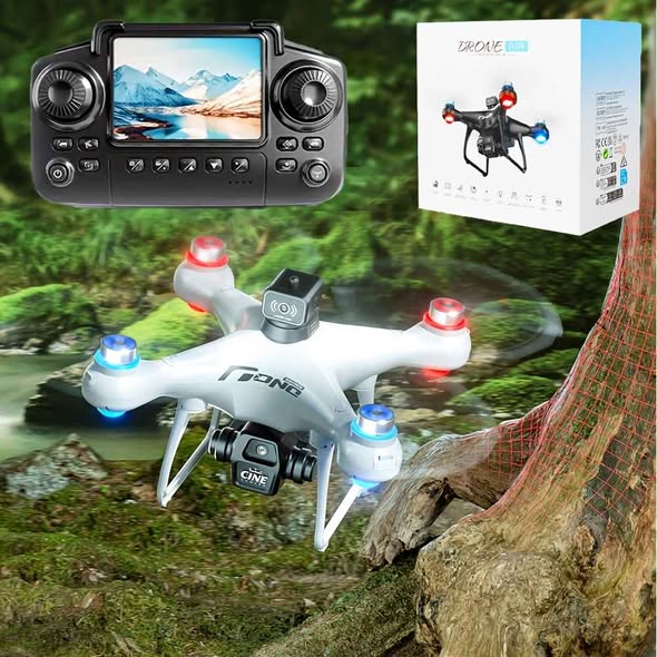 Drone professionnel à double caméra 4k