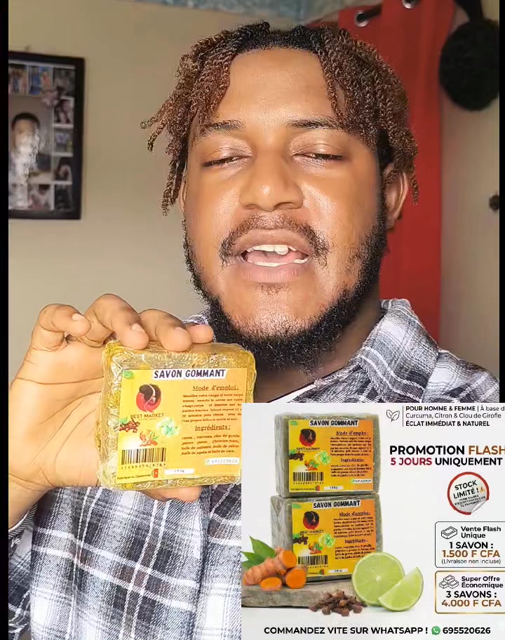 Savon naturel pour soin de la peau