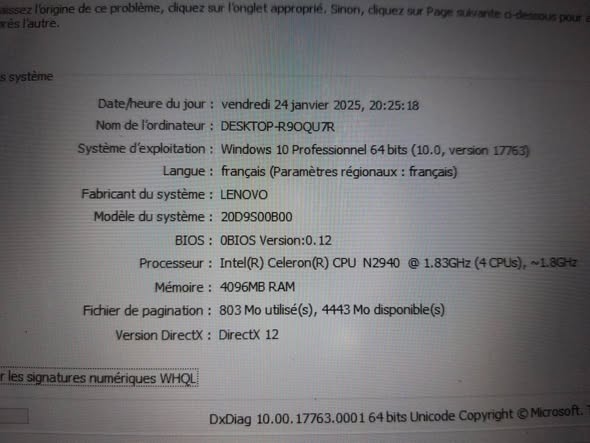 Lenovo ThinkPad à vendre