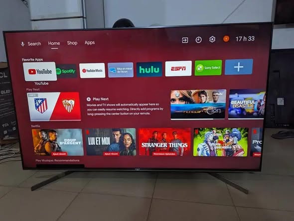 60 pouce Sony Android 4k HDR ultra slim