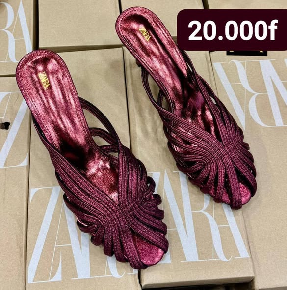Mules zara et talons de luxe
