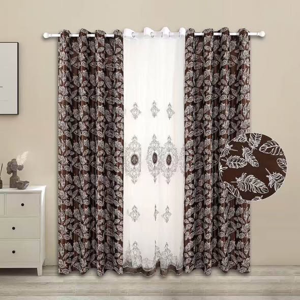 Nouveaux rideaux en soie