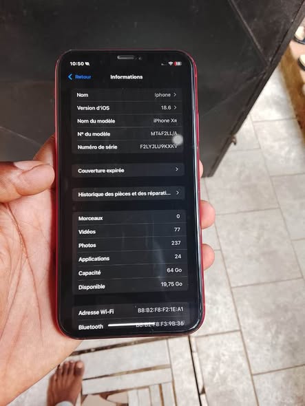 iPhone en bon état avec problème de réseau