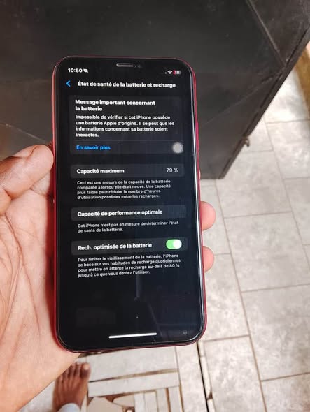 iPhone en bon état avec problème de réseau