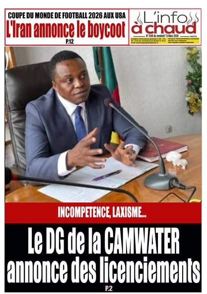 Revue des unes de la presse camerounaise