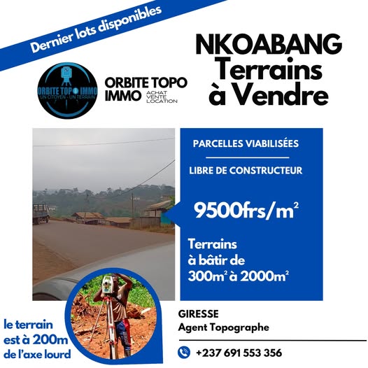 NKOABANG Terrains à Vendre