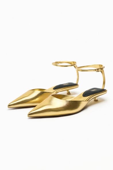 Talon dorée zara de luxe