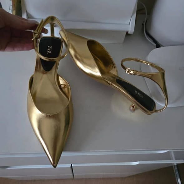 Talon dorée zara de luxe