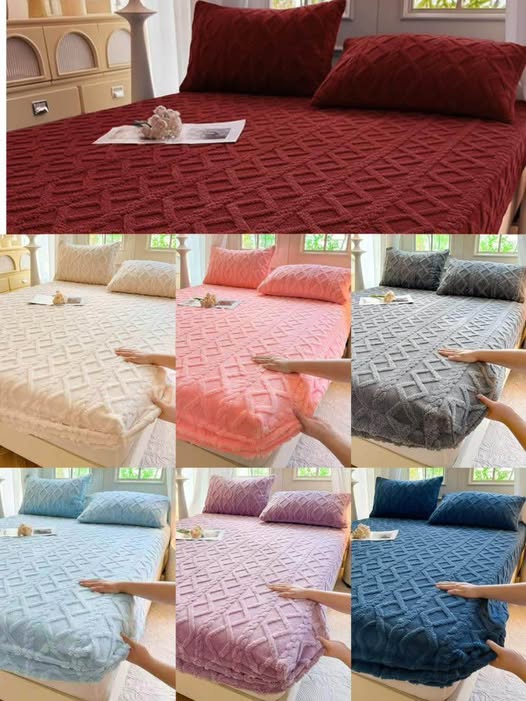 Arrivage housse pour matelas en velours