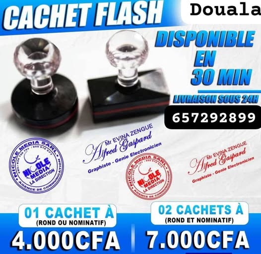Cachets d'entreprise disponibles rapidement