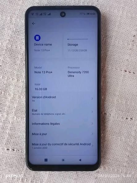 Redmi note 13 pro+ à vendre