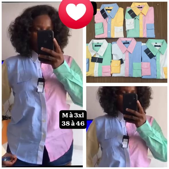 Chemise mixte 100% coton